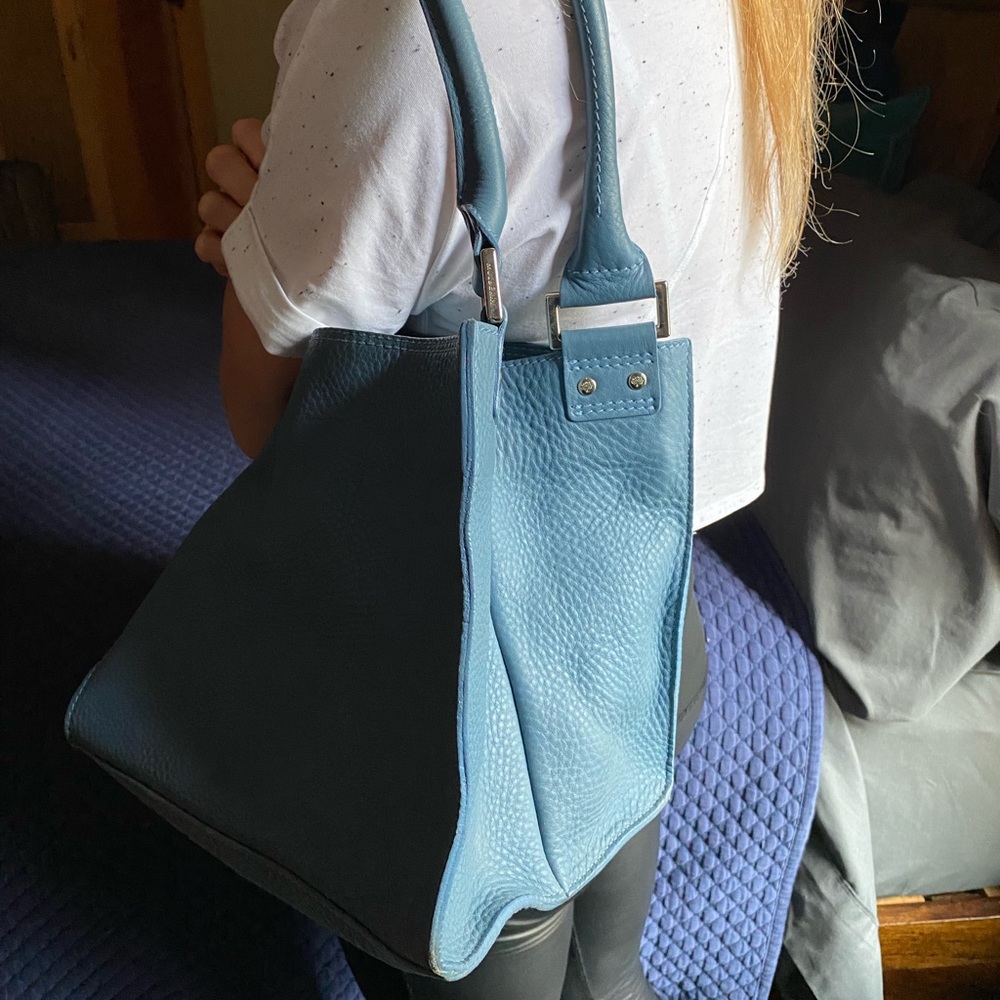 Vintage Mulberry Small Square Tote Bag